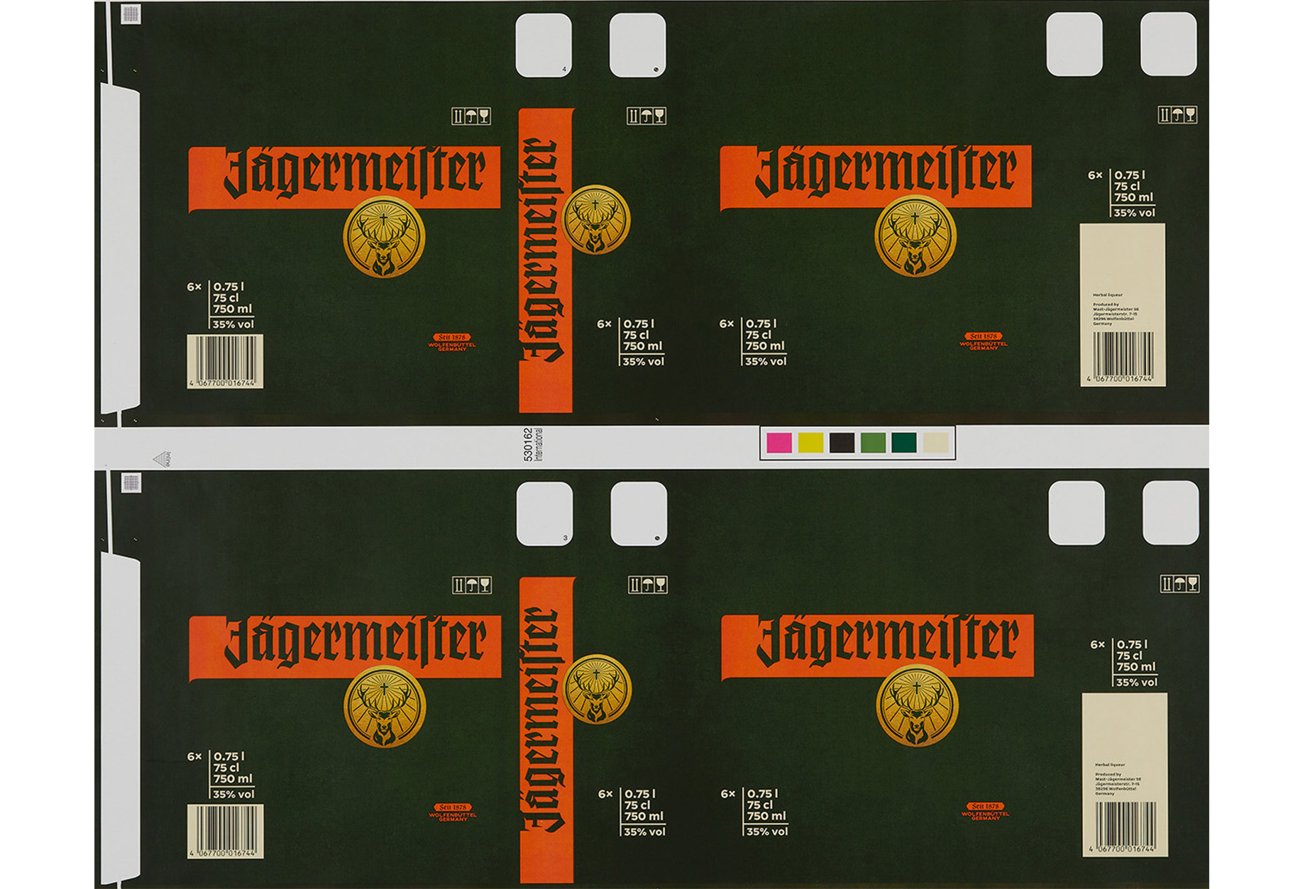Jägermeister Getränkeverpackungen